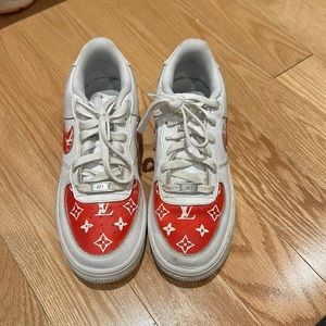 Custom painted Air Force ones